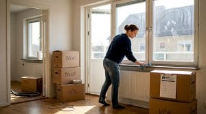 1774335950170_Person-cleaning-window-during-apartment-move-out - Varbergs HemService - Varbergs HemService Någon putsar fönstren inför utflytt från lägenheten.