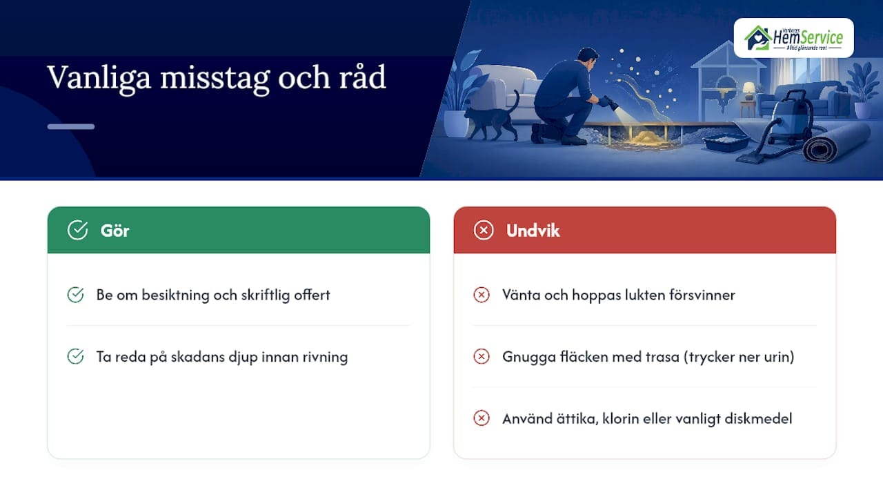 Vad de flesta gör fel när olyckan redan skett — overview diagram