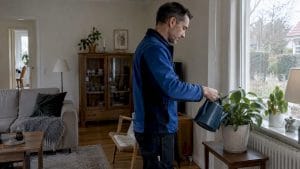 Tillsynspersonal inspekterar obebodd svensk villa
